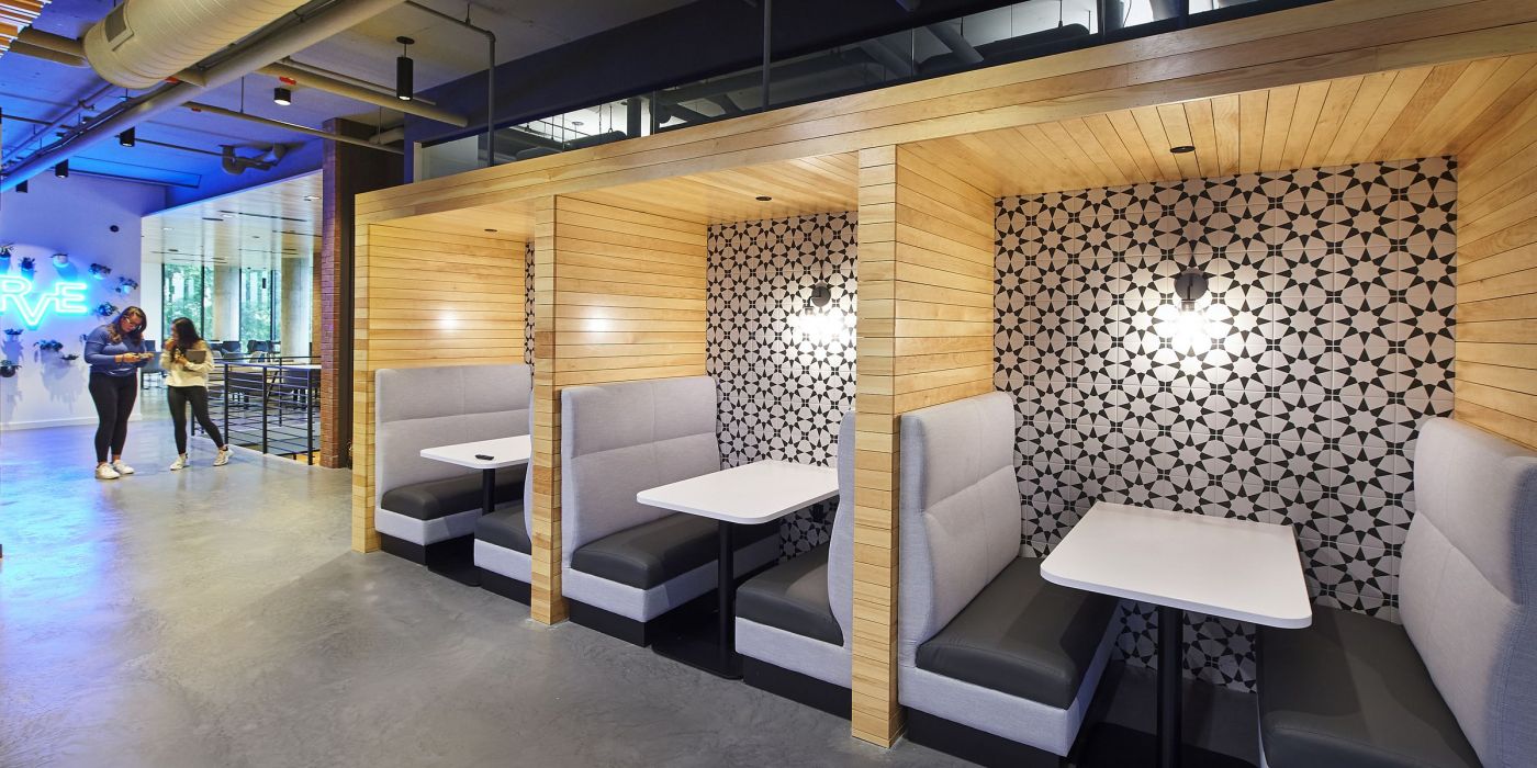 Verve St. Louis Study booth area in the shared space